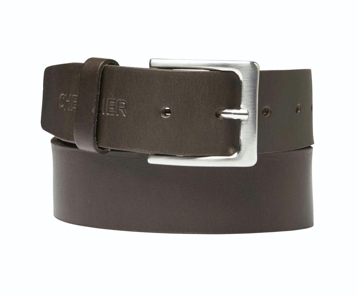 Chevalier Halton Leather Belt Leather Brown