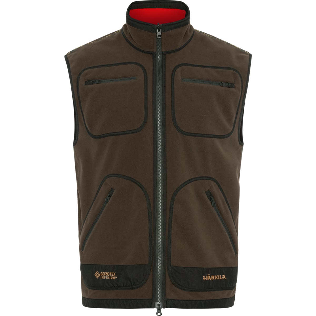 Härkila Men's Kamko Fleece West Brown/Red