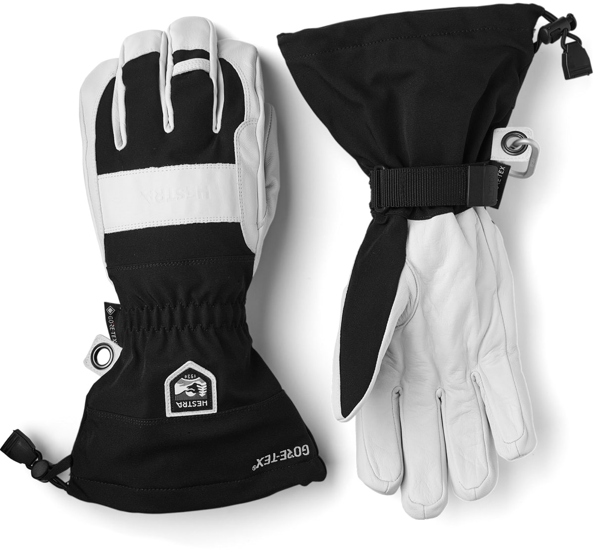 Hestra Army Leather Heli Ski Gore-Tex + G Black
