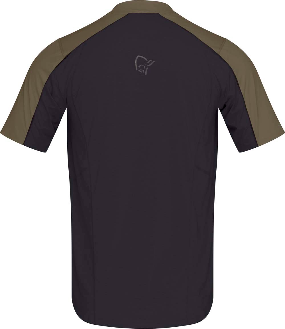 Norrøna Men's Senja Equaliser Lightweight T-Shirt Olive Night