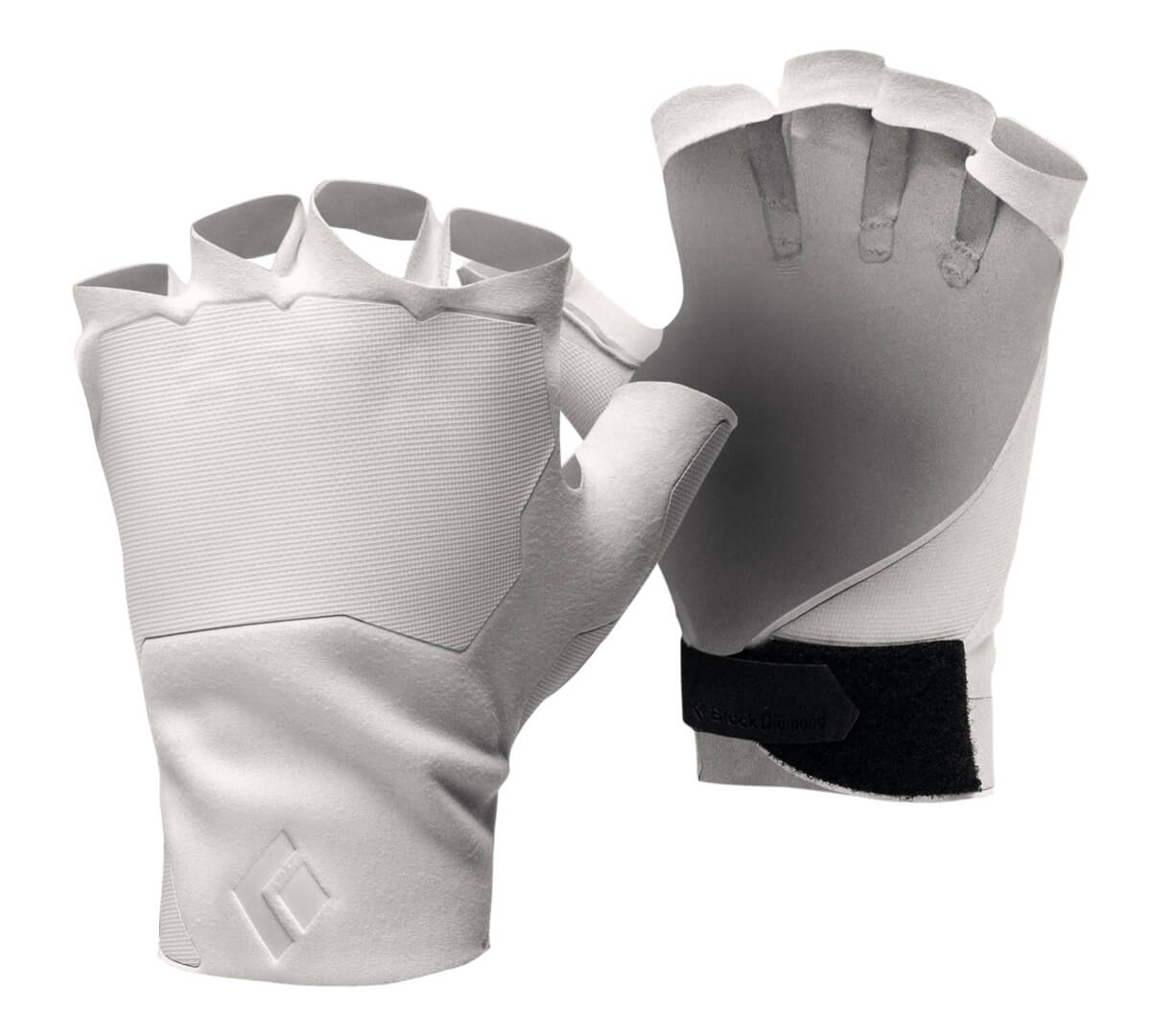 Black Diamond Crack Gloves White