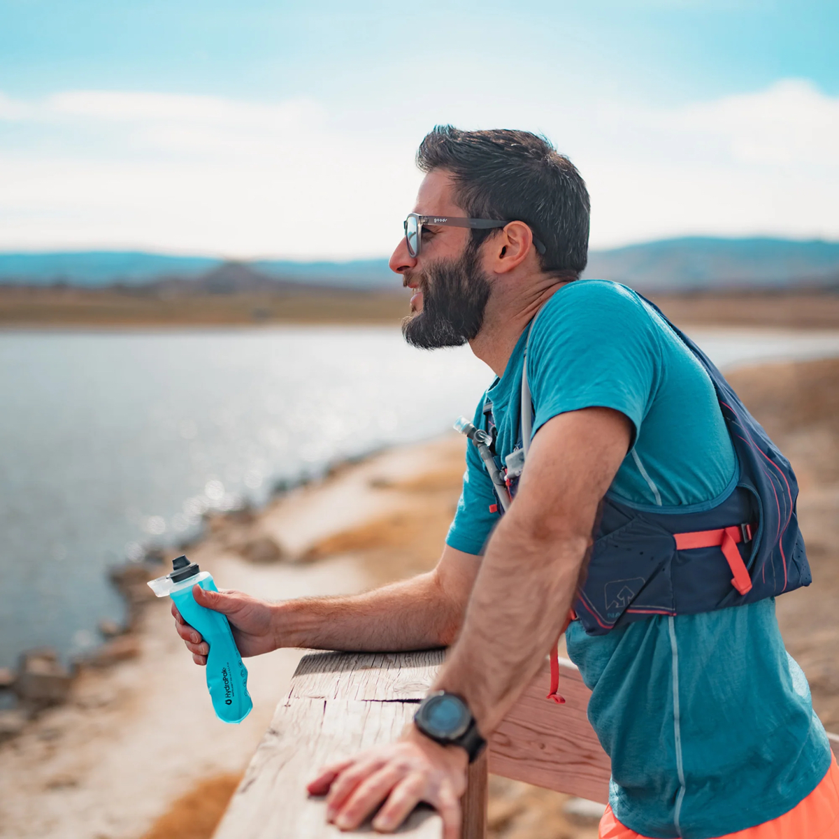 Hydrapak Softflask 250 ml Malibu Blue