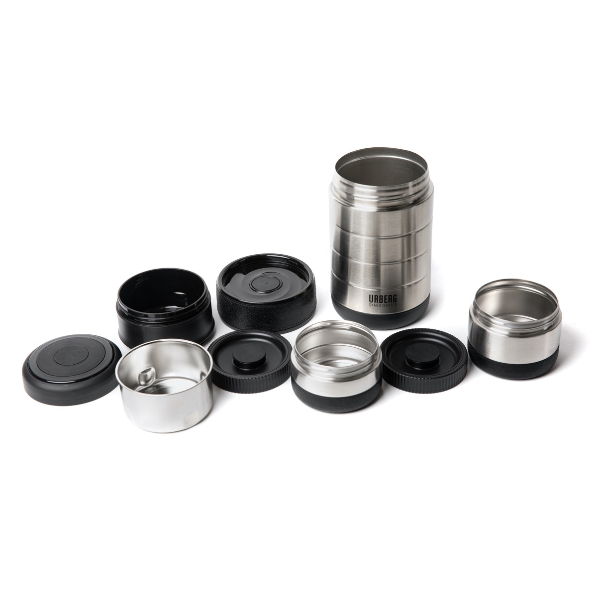 Urberg Vacuum Food Jar 3-set Stainless