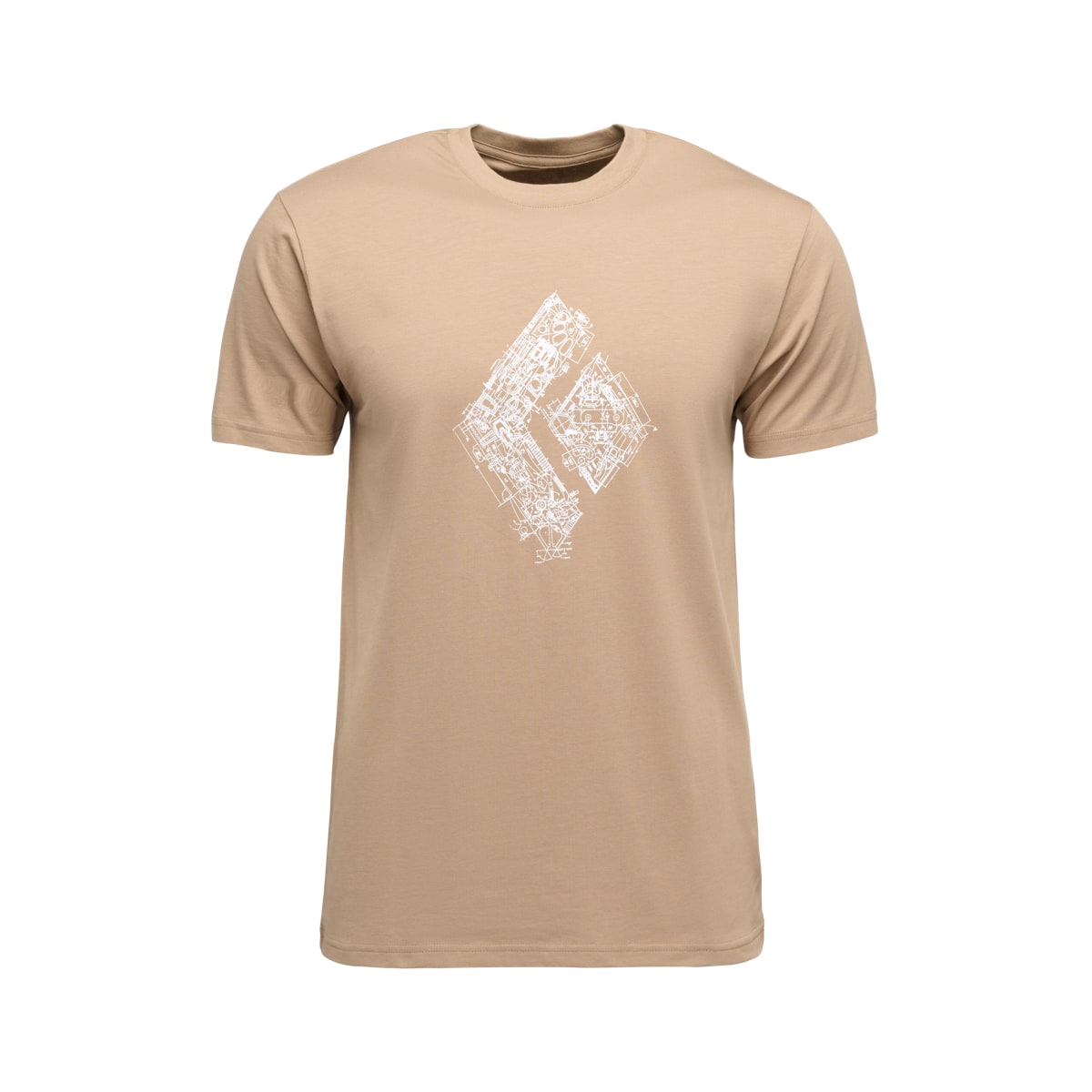 Black Diamond M Engineered Diamond Ss Tee Black