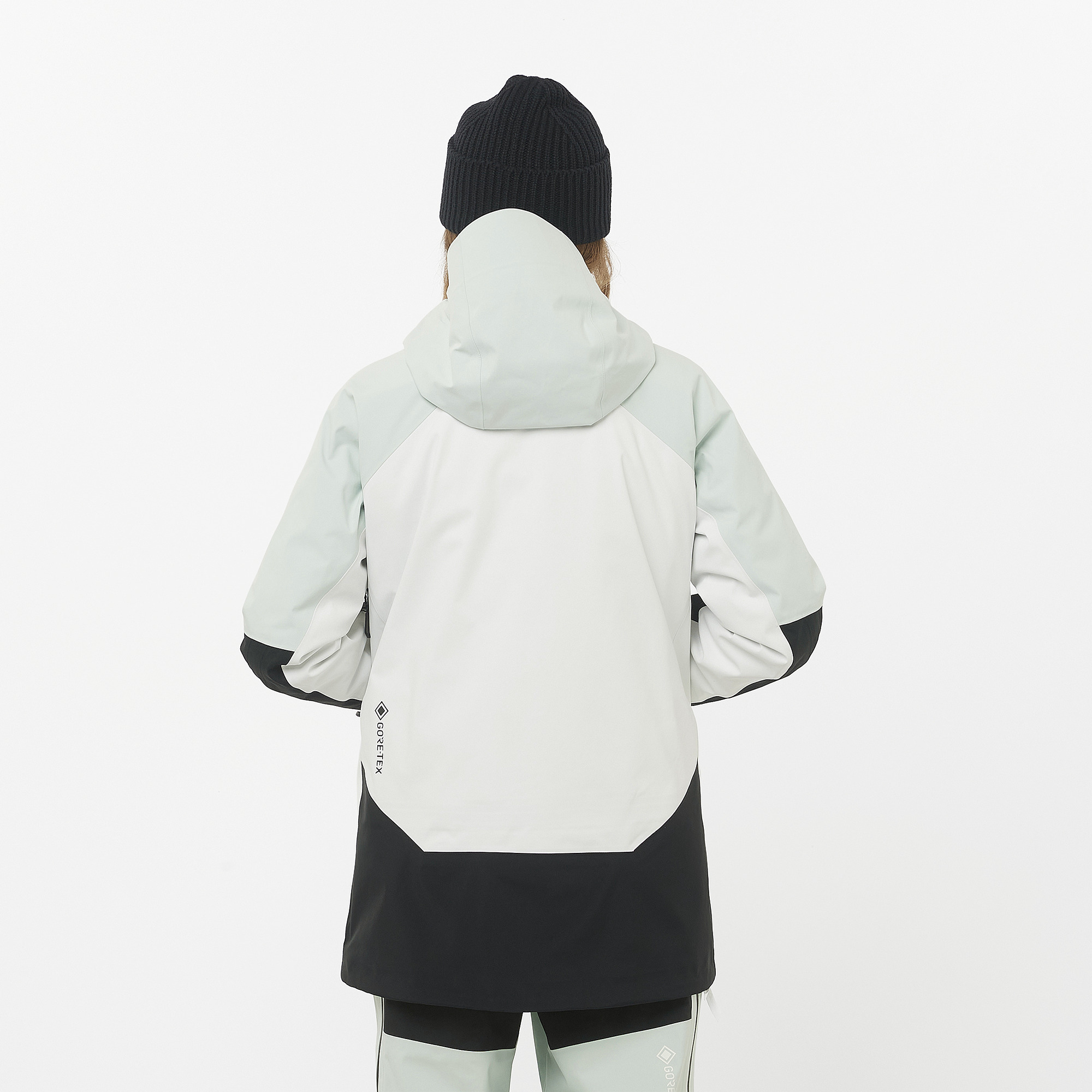 Salomon Moon Patrol Goretex Jkt W Misty Blue / White / Deep Black