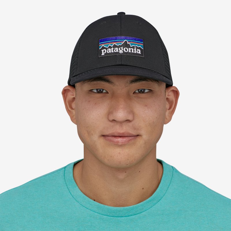 Patagonia P-6 Logo Trucker Hat Black