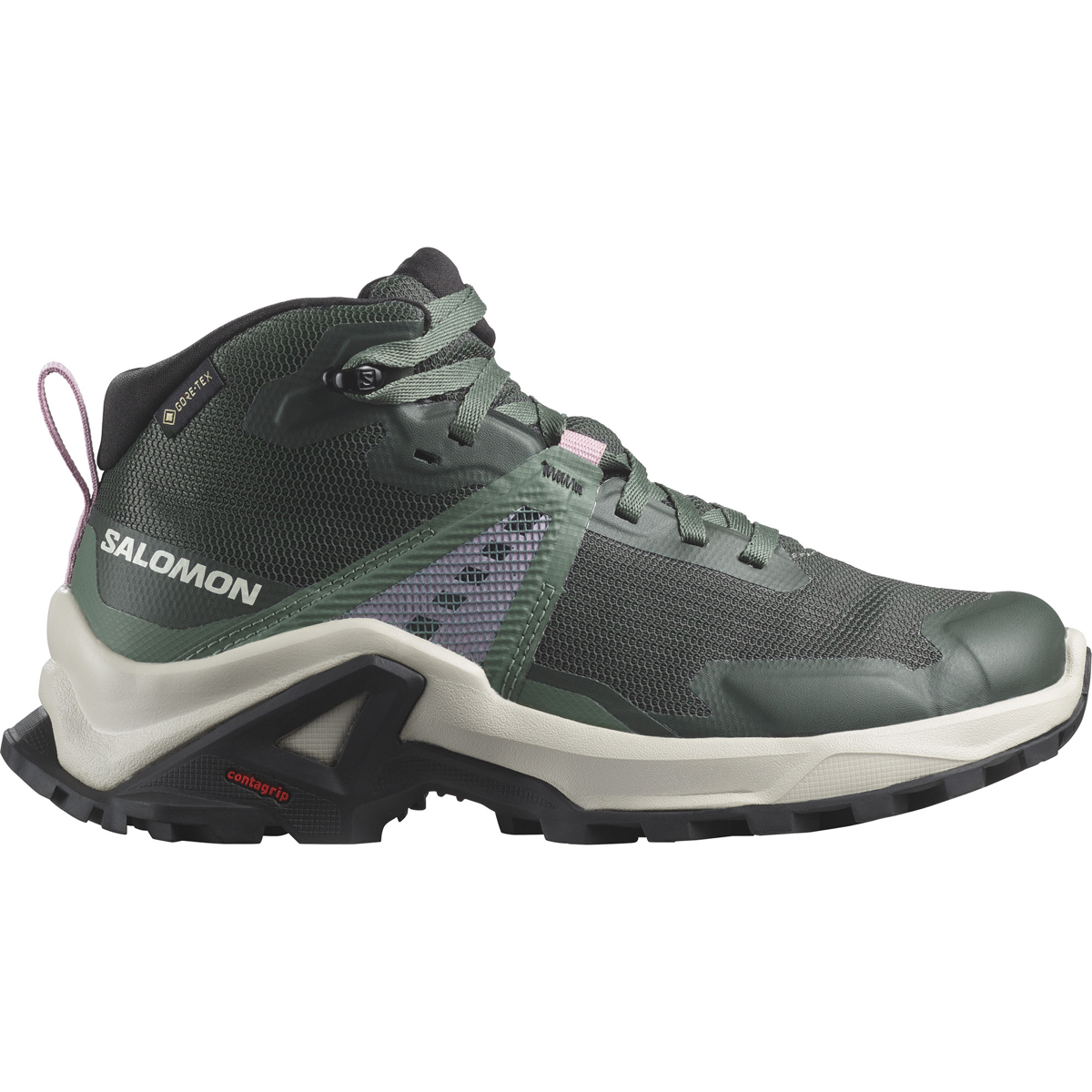 Salomon X Raise Mid Gore-Tex Urban Chic / Rainy Day / Pink Lavender