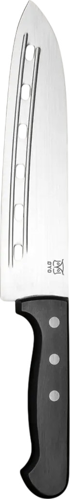 Øyo Budalen Japansk Kokkekniv Sort Skaft, 19cm