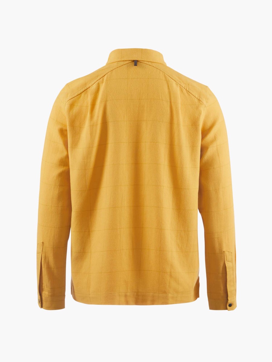 Klättermusen Helheim LS Shirt W's Amber Gold