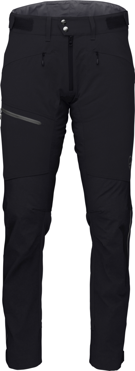 Norrøna Men's Falketind Flex1 Heavy Duty Pants Caviar/Zip Grey