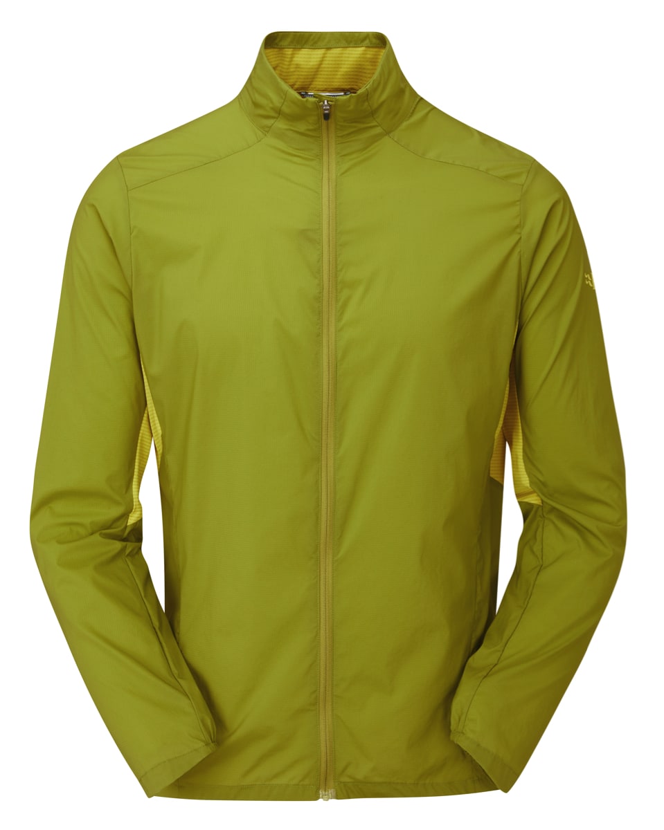 Rab Windveil Jacket Aspen Green/Zest