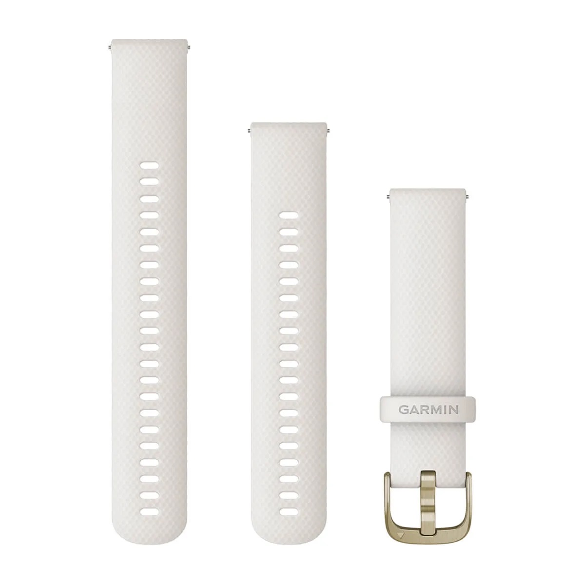 Garmin Acc, Venu 2 Plus, 20mm Band, White + Cream Gold Nocolour