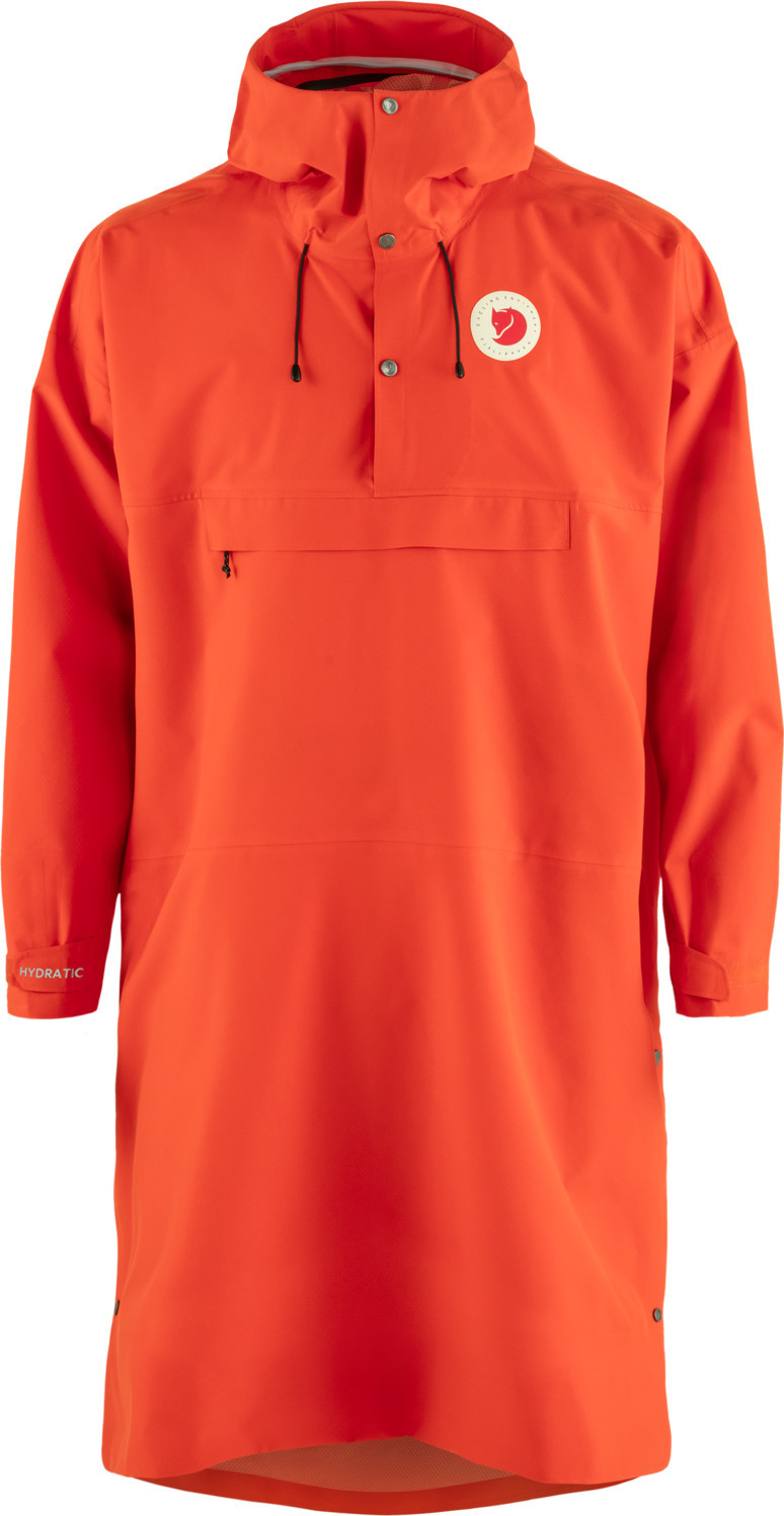 Fjällräven Hoja Rain Fox Poncho Flame Orange