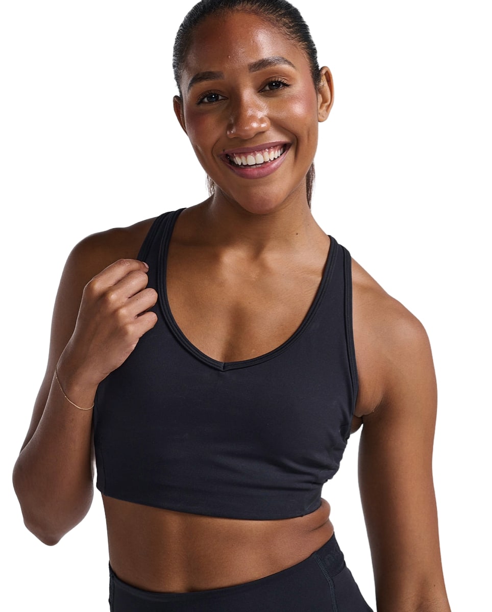2XU Motion Racerback Bra Black/Black