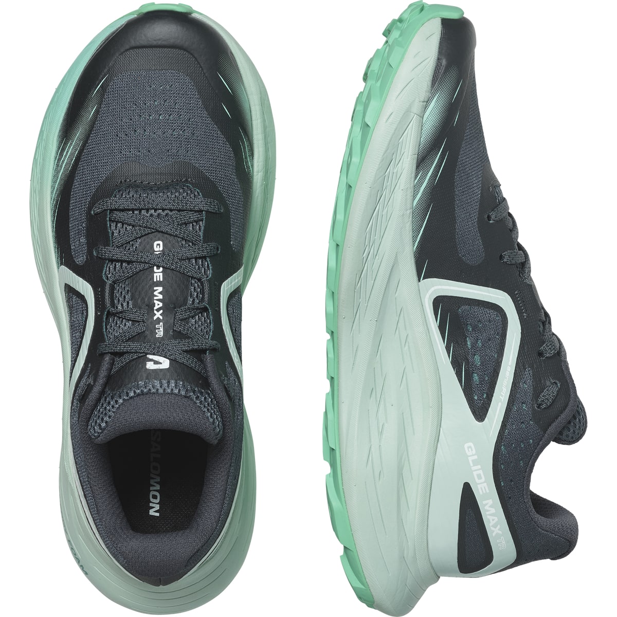 Salomon Women's Glide Max TR Ebony/Blue Haze/Cockatoo