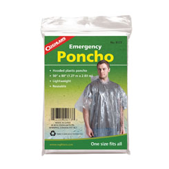 Coghlan's Emergency Poncho Clear Clear
