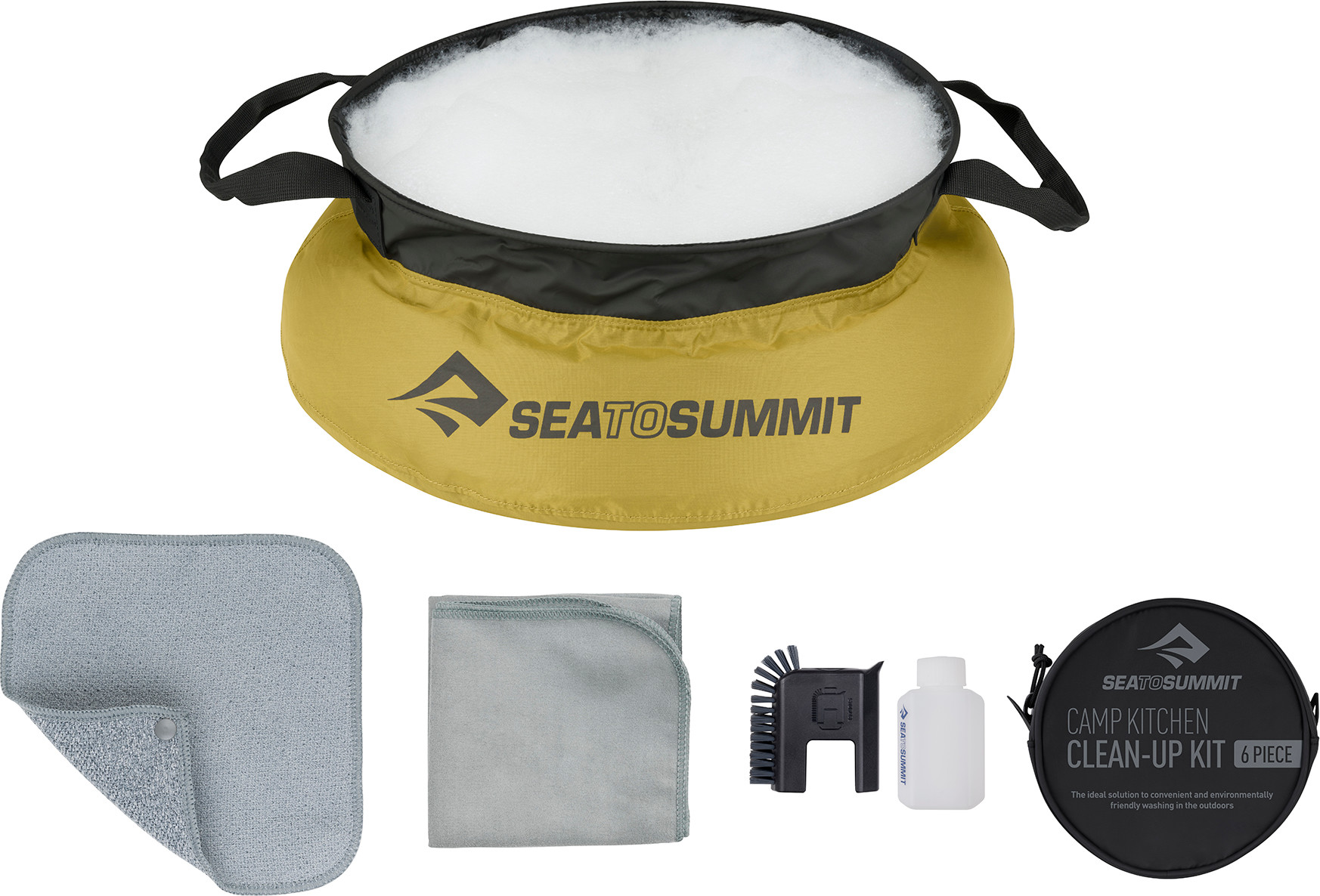 Sea To Summit Camp Kitchen Clean-Up Kit 6 Piece Set NoColor