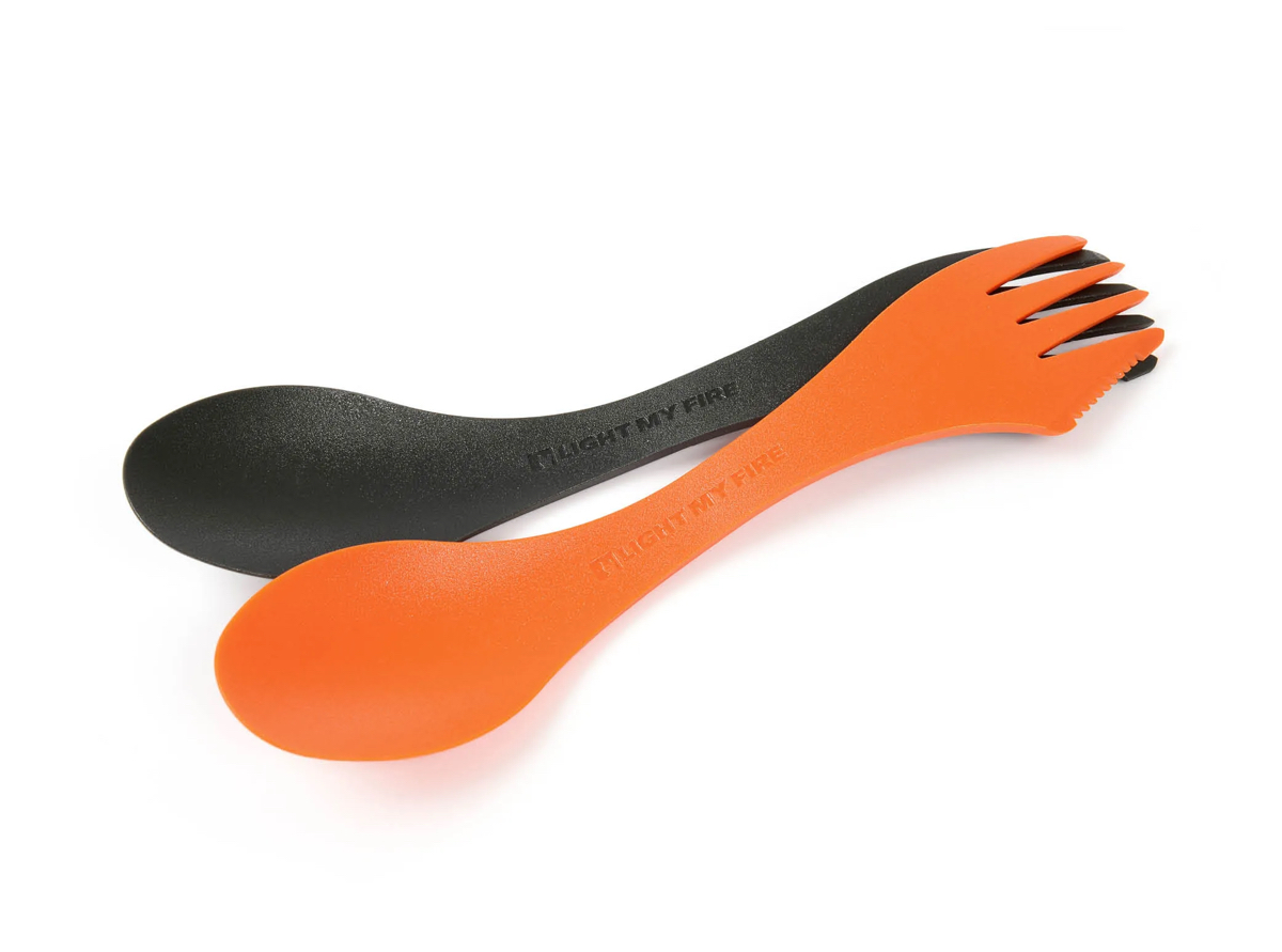 Light My Fire Spork Medium Bio 2-pack Rusty Orange/Slaty Black