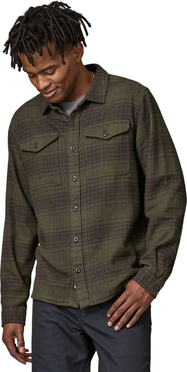 Patagonia Men's Fjord Flannel Shirt Cascade/Basin Green