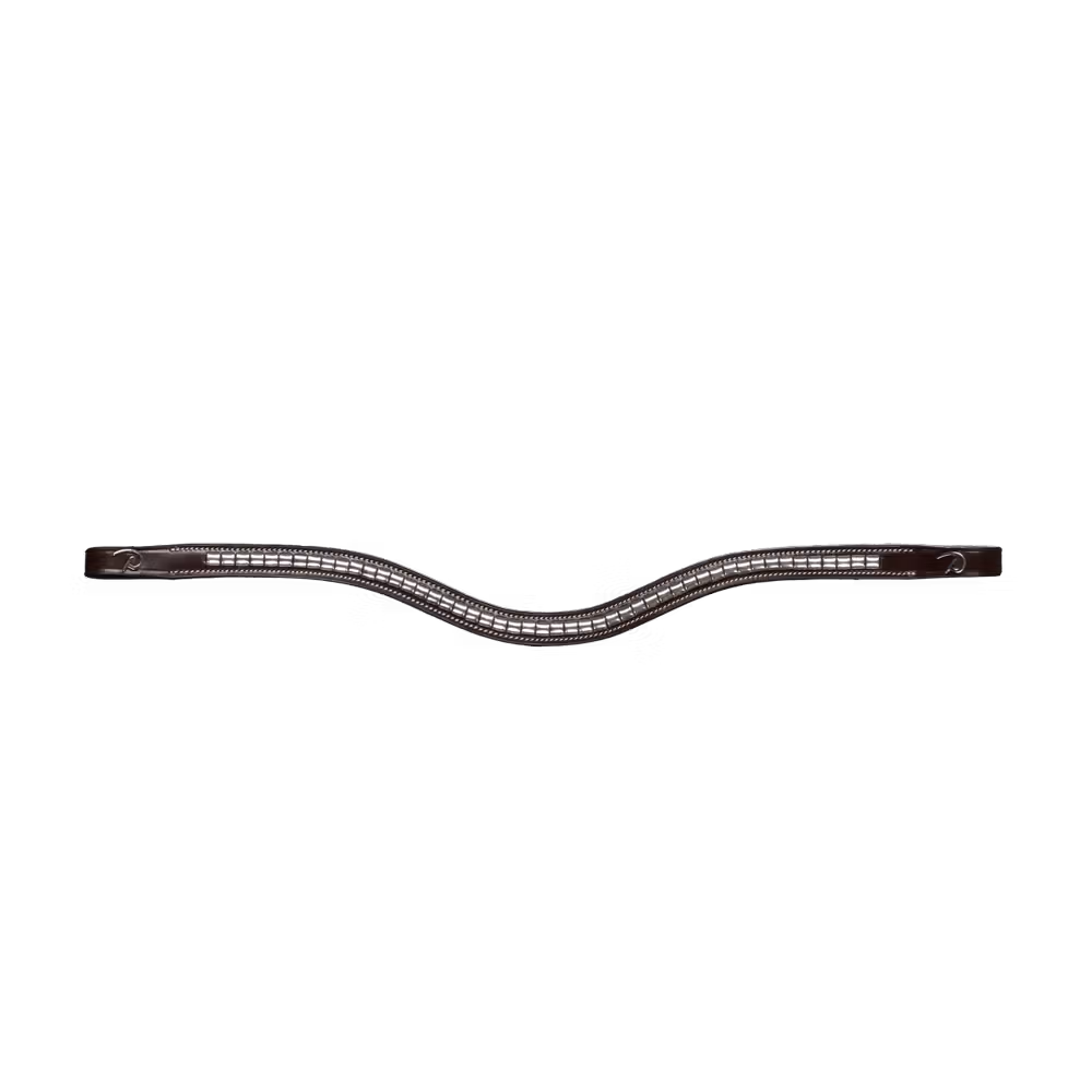 Silver Clincher V-Shaped Browband