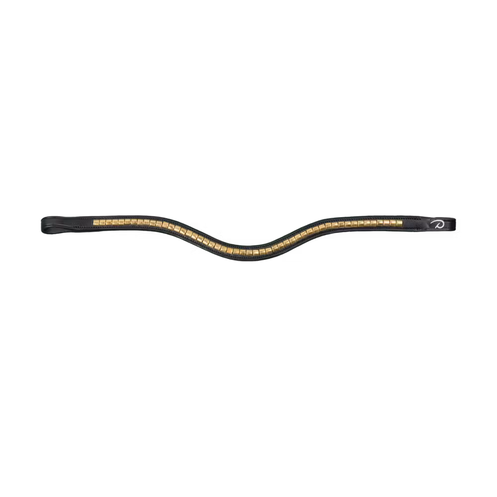 Brass Clincher Straight Browband