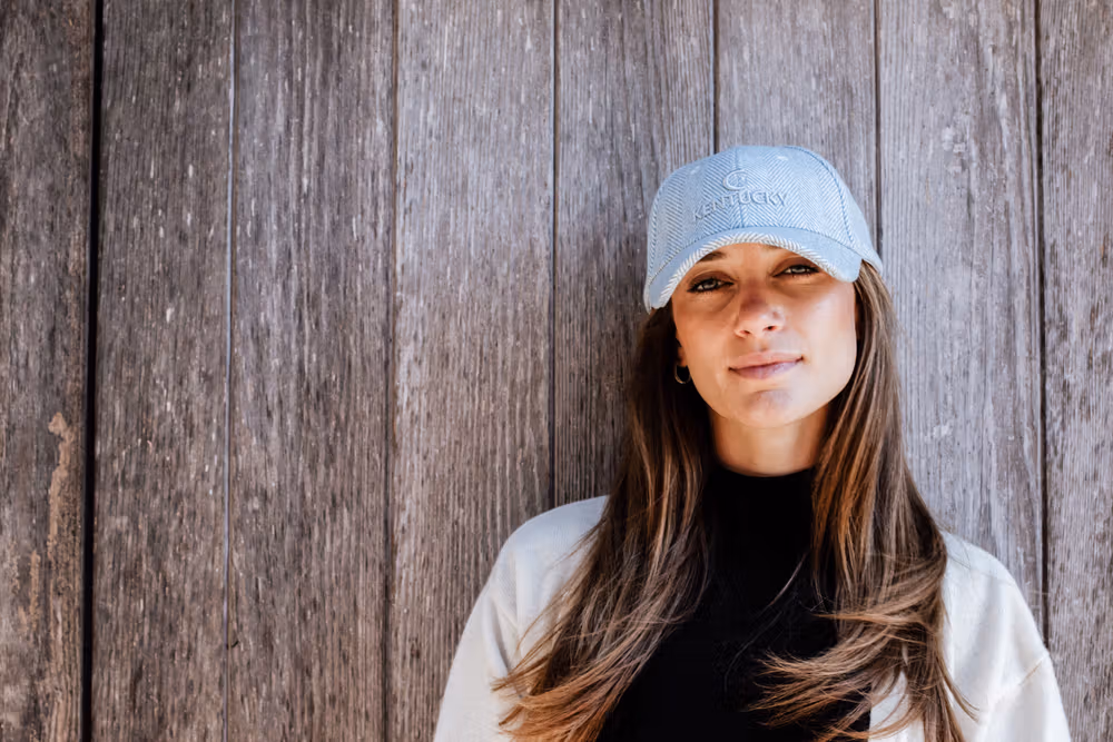 Baseball Cap wool light blue