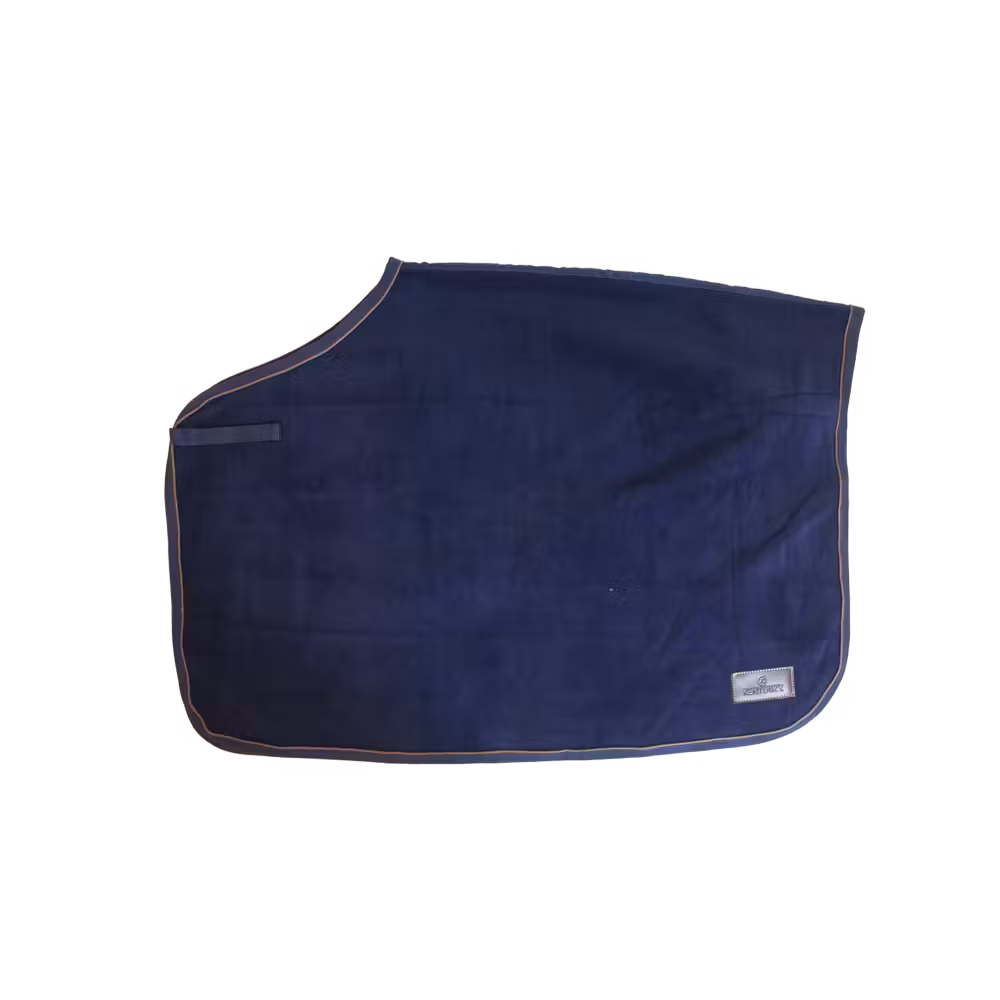Quarter rug heavy fleece navy large