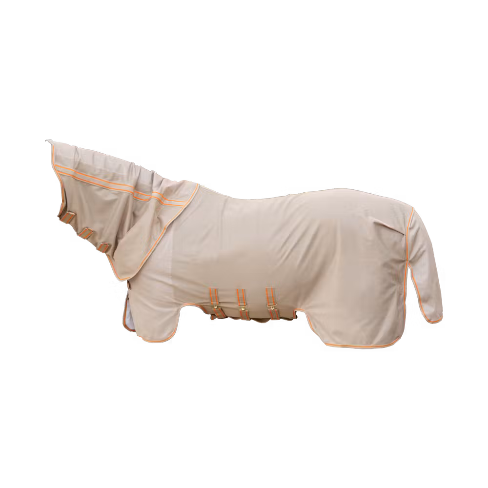 Mesh fly rug comfort beige/orange 145-6'6