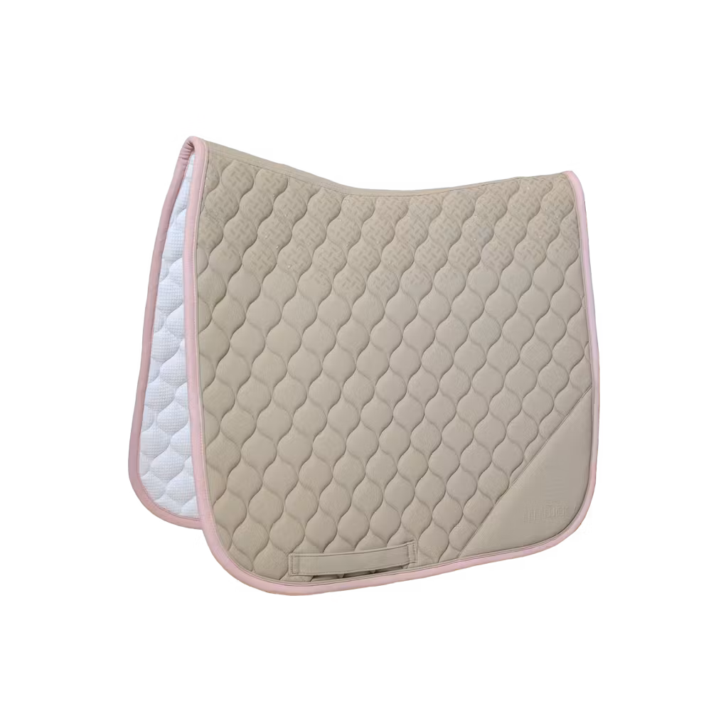 Saddle Pad softshell onion quilt dressage kaki-old rose