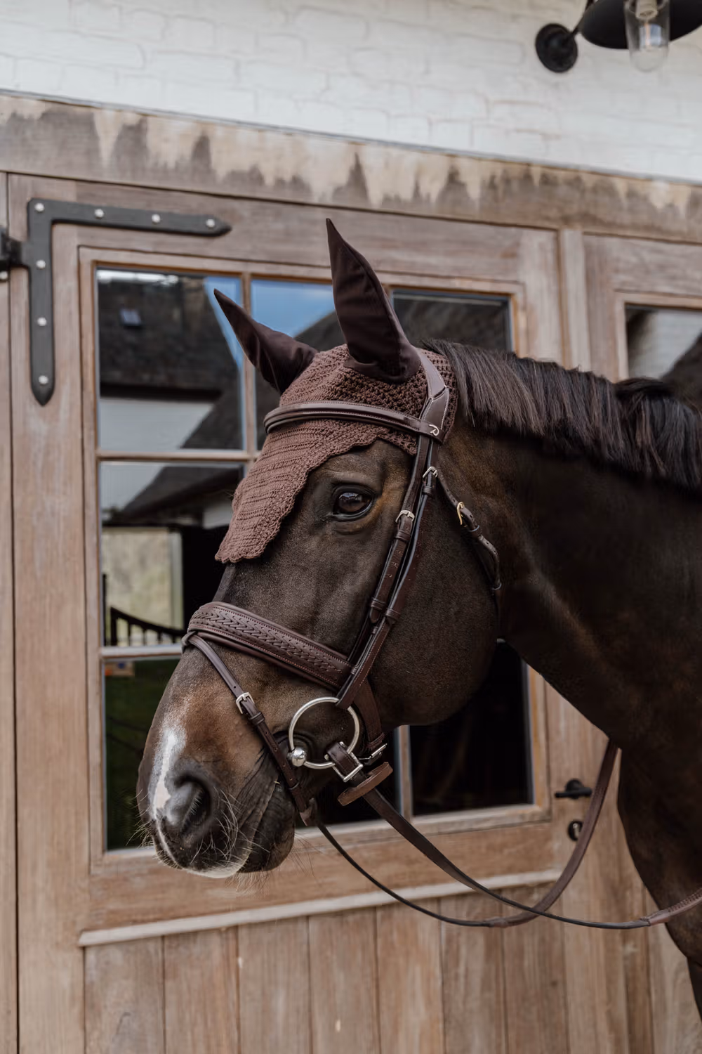 Fly veil Wellington wave brown