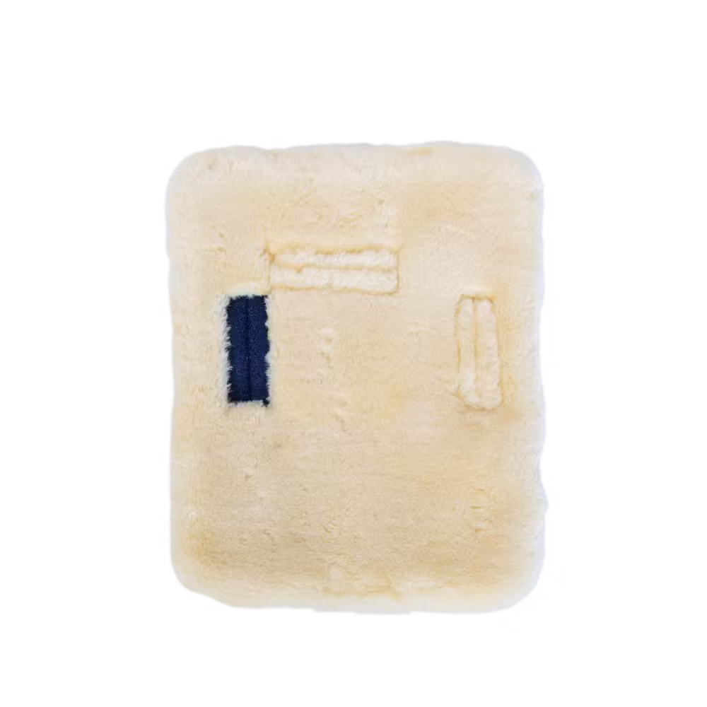 Chest expander vegan sheepskin 1 buckle black