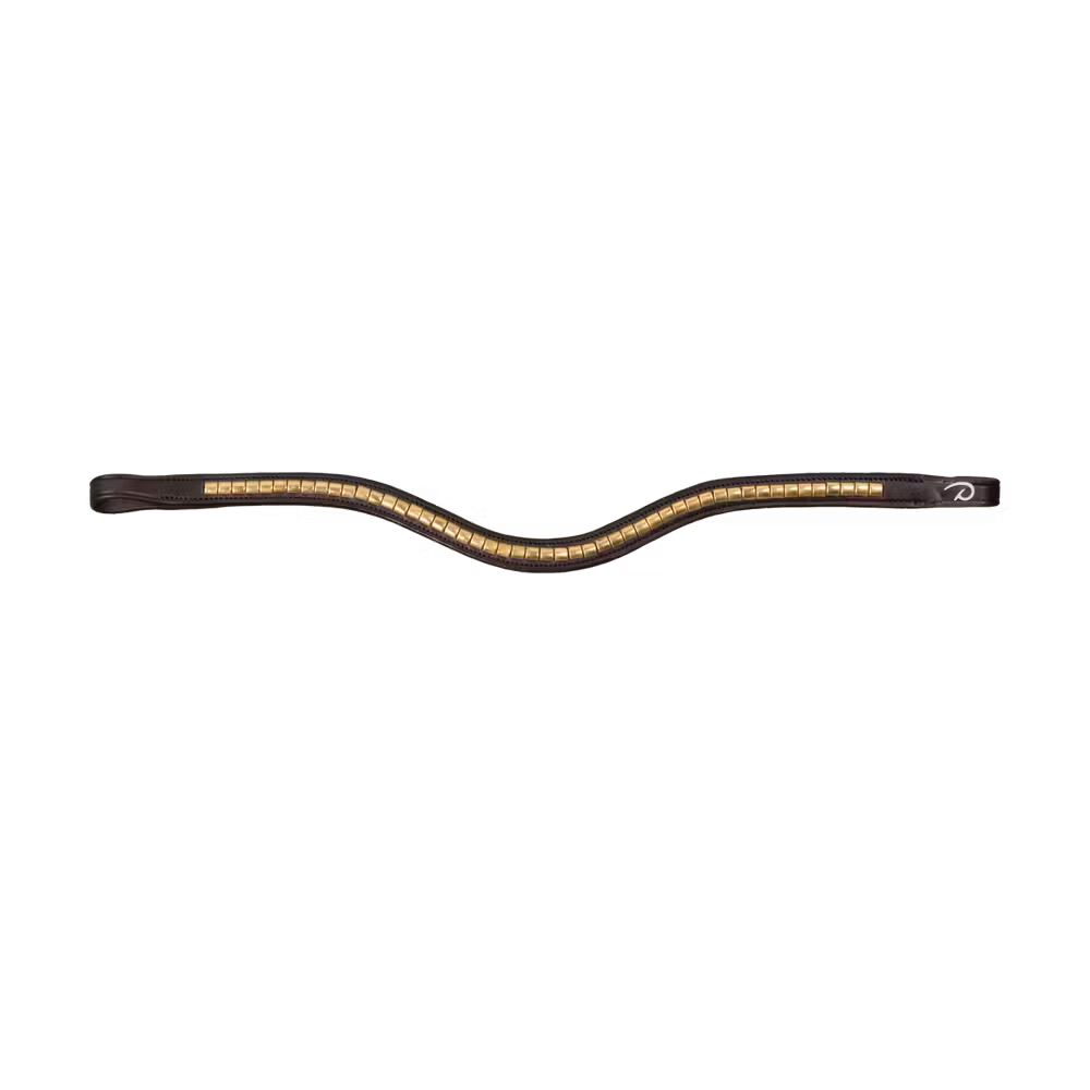 Brass Clincher Straight Browband
