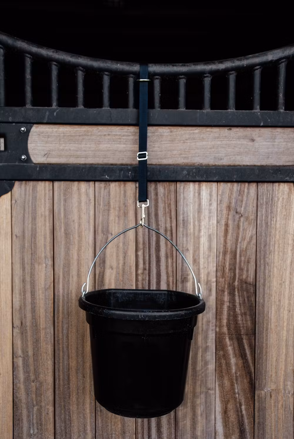 Nylon holder black hook & ring long