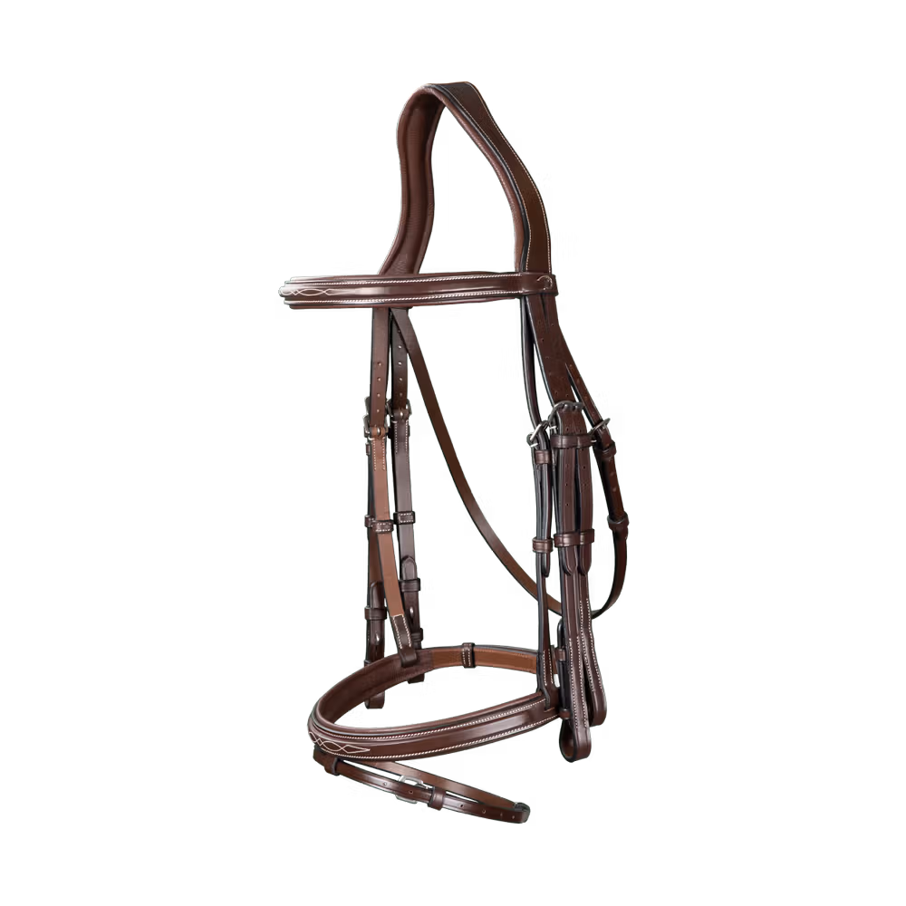 Flash Noseband Double Bridle