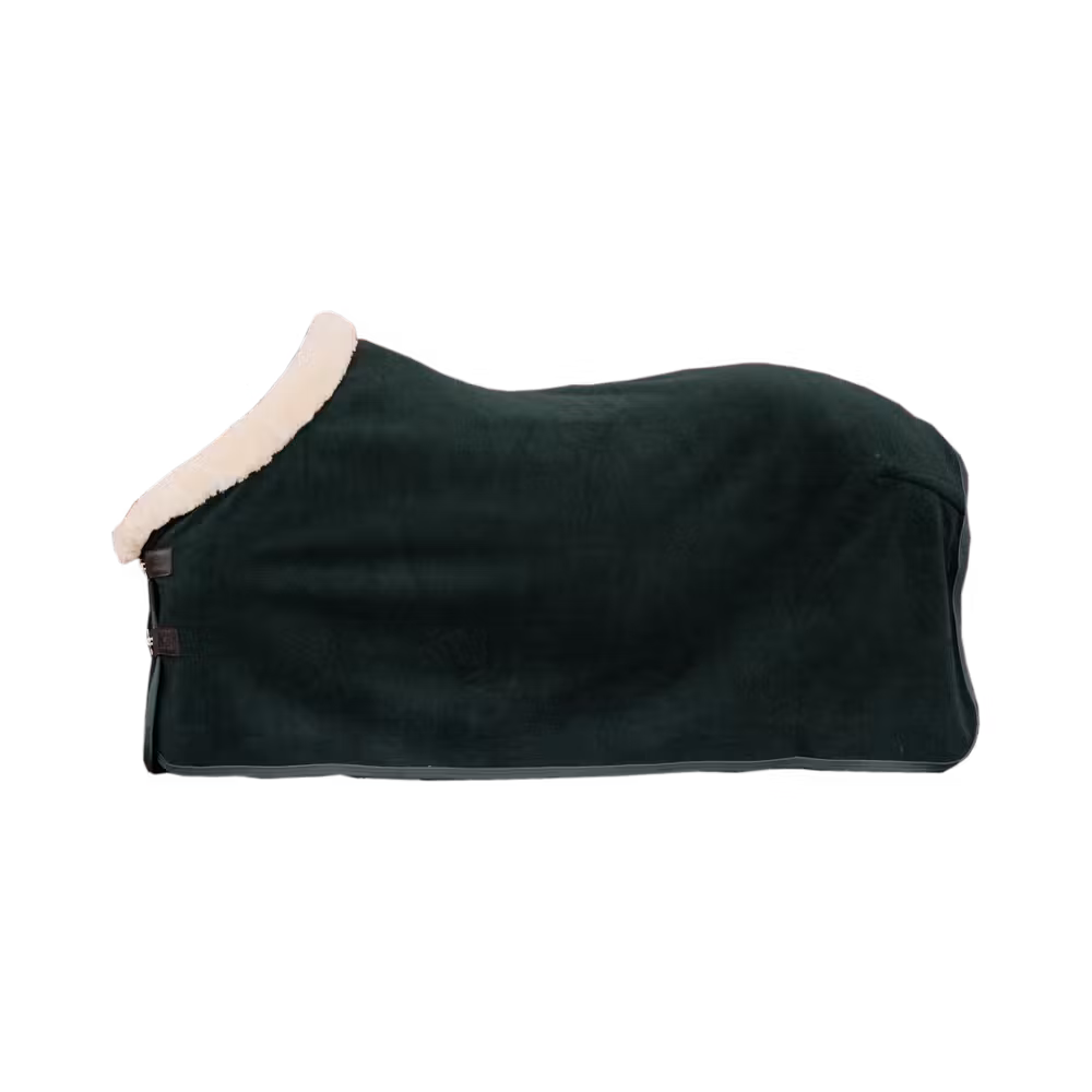 Fleece rug show 'heavy' navy 145-6'6