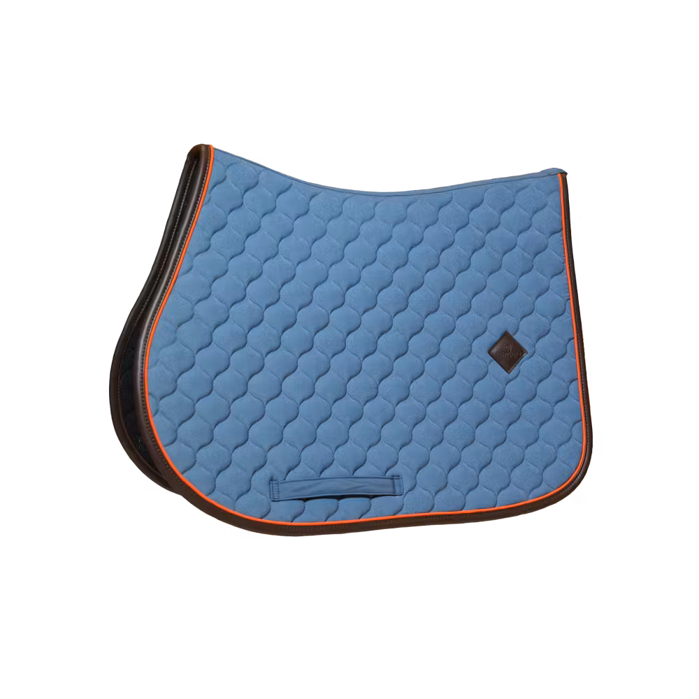 Saddle Pad onion quilt leather neon jumping kaki