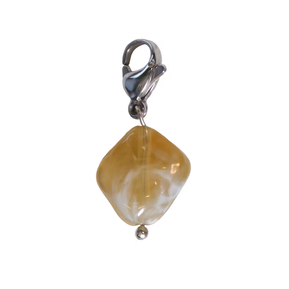 Lucky charm stone brown size S