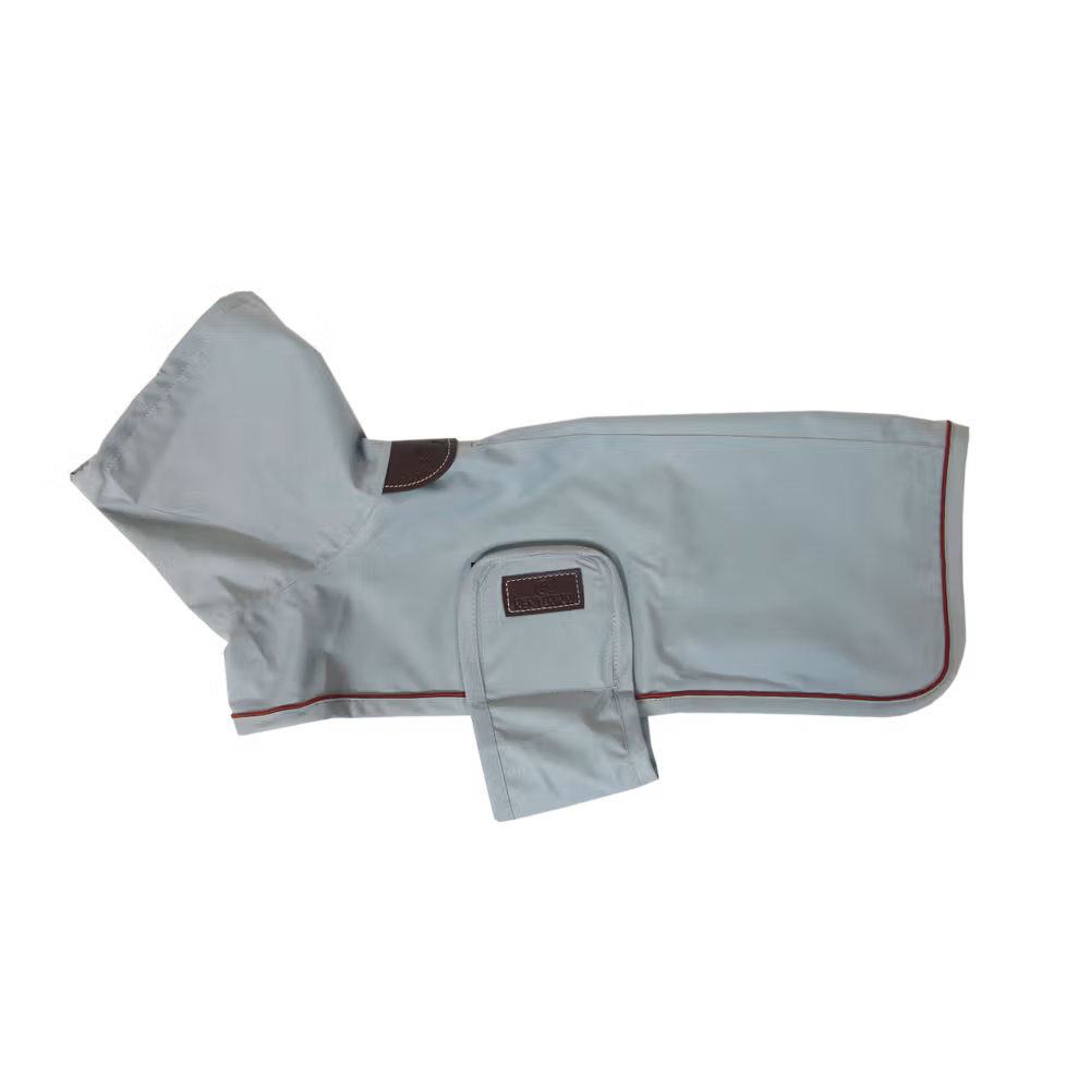 Dog rain coat dusty blue xxs 30cm