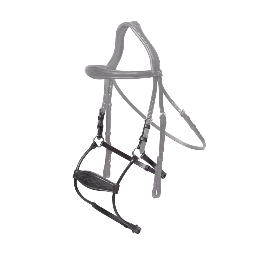 Hybrid noseband NE coll, Pony/brown