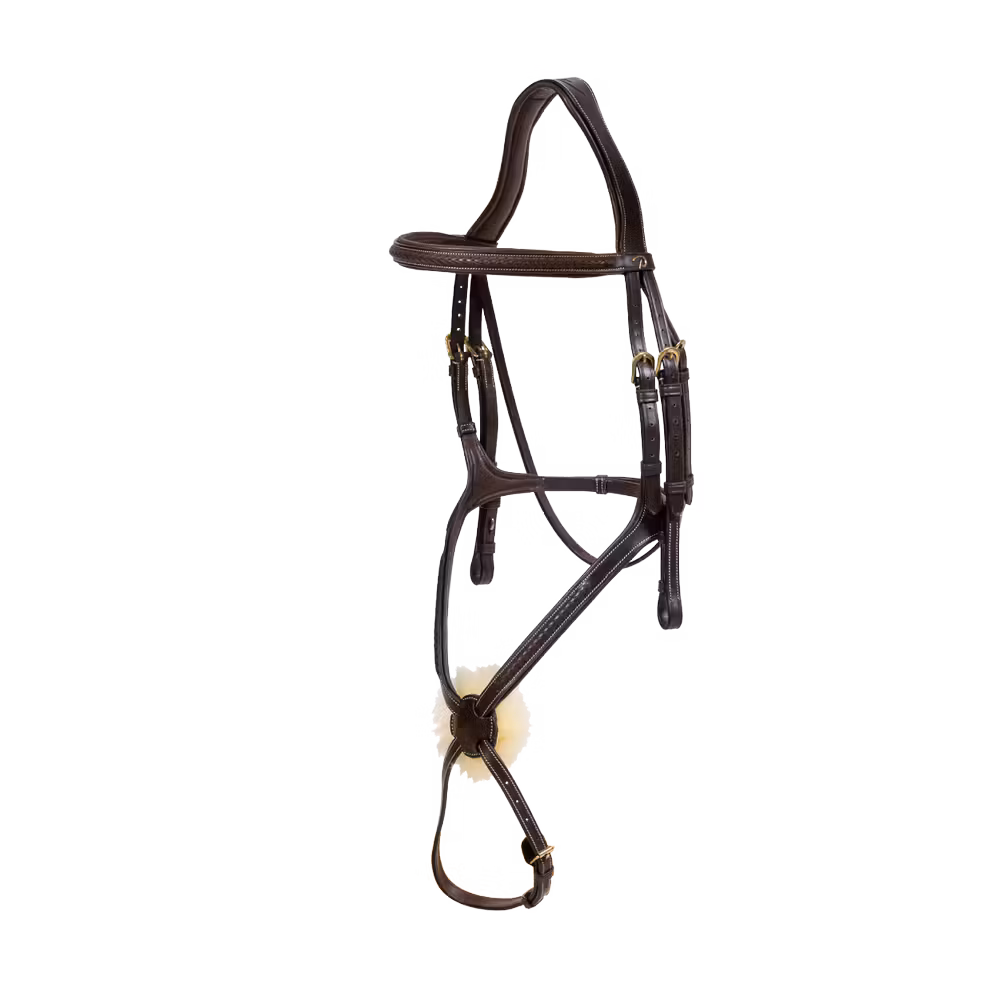 Plaited Figure 8 Bridle BROWN FULL