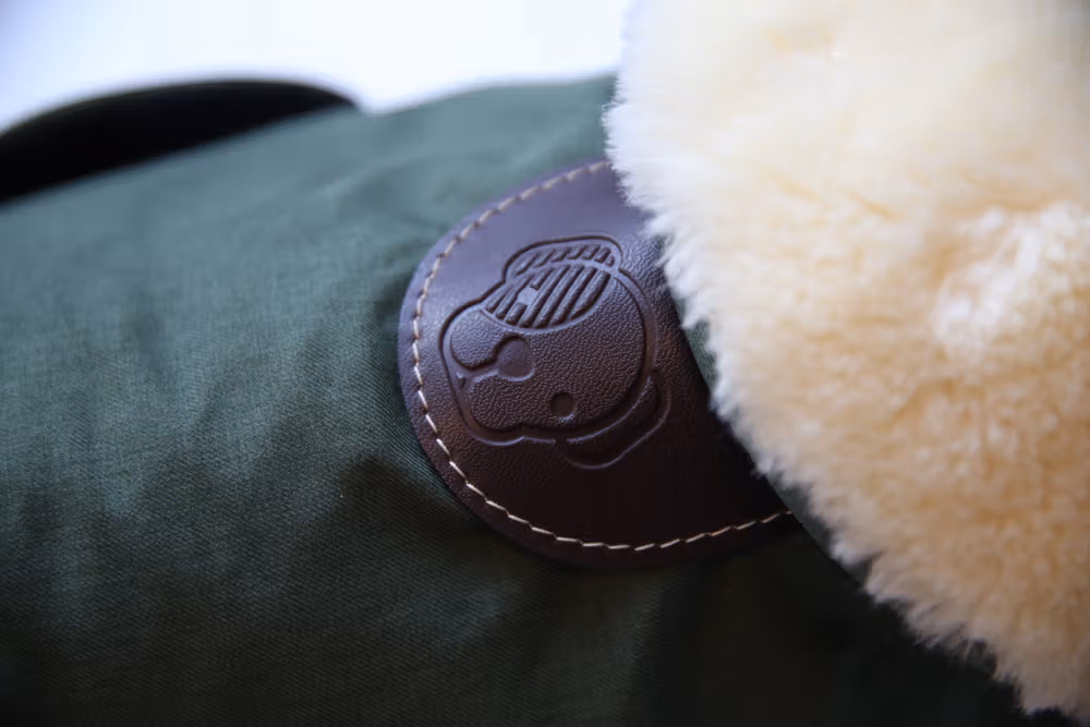 Dog coat waterproof olive green small medium 42