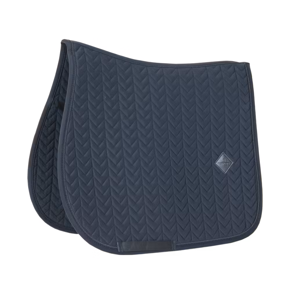 Saddle Pad fishbone show jumping navy