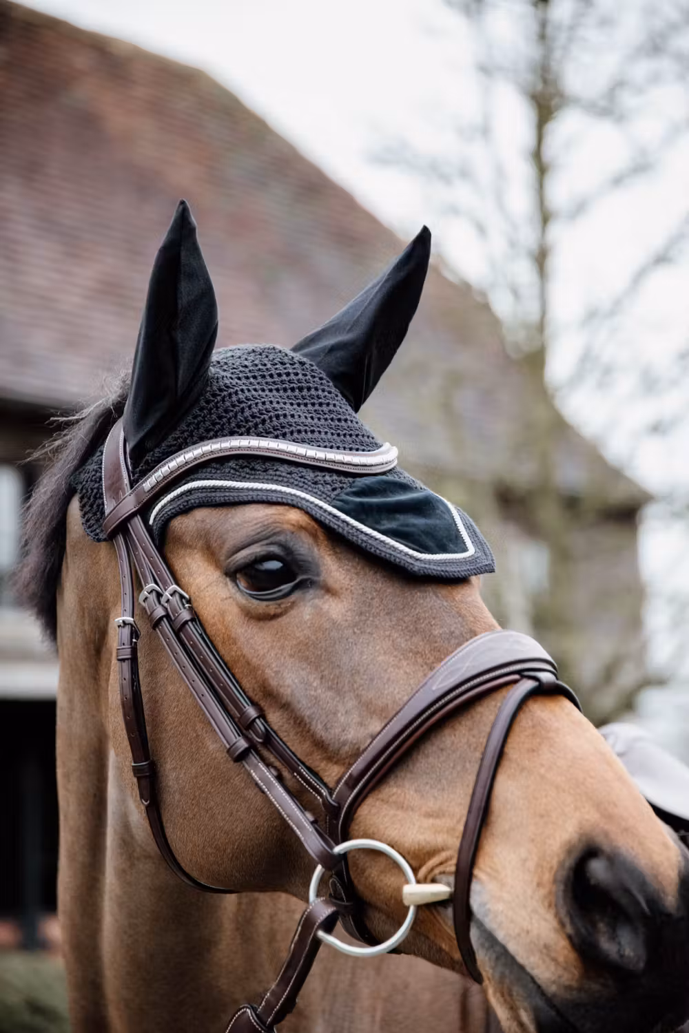 Fly veil Wellington basic velvet cob black