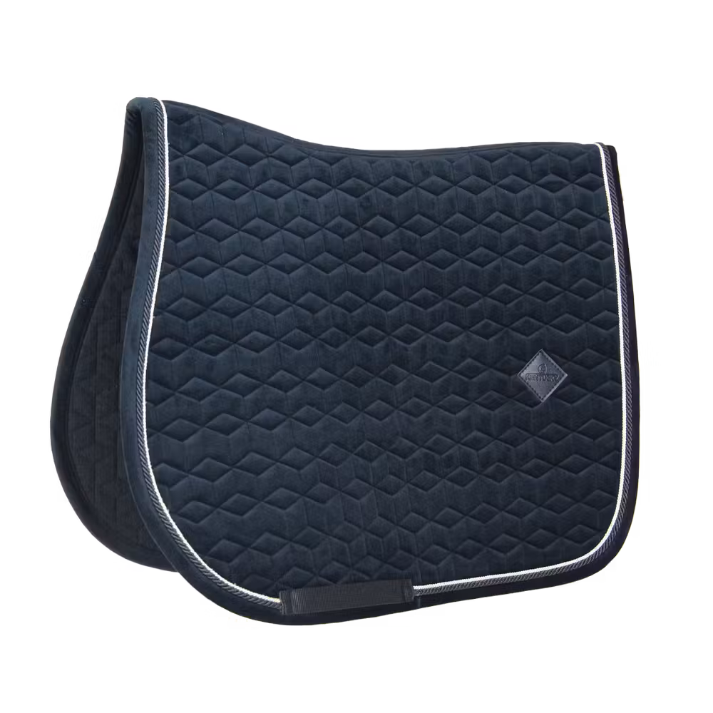 Saddle Pad basic velvet jumping cob navy