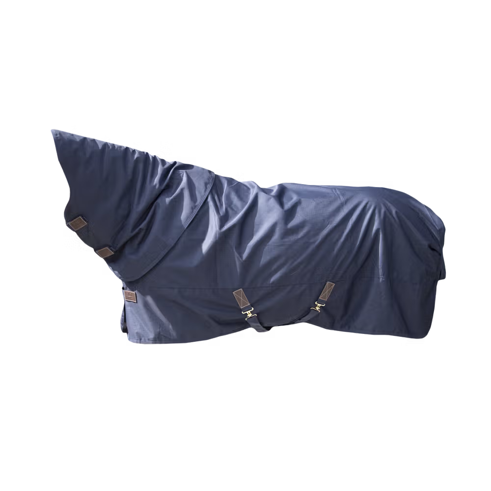 Turnout rug all weather Quick dry Fleece with Neck navy 145-6'6 0gram