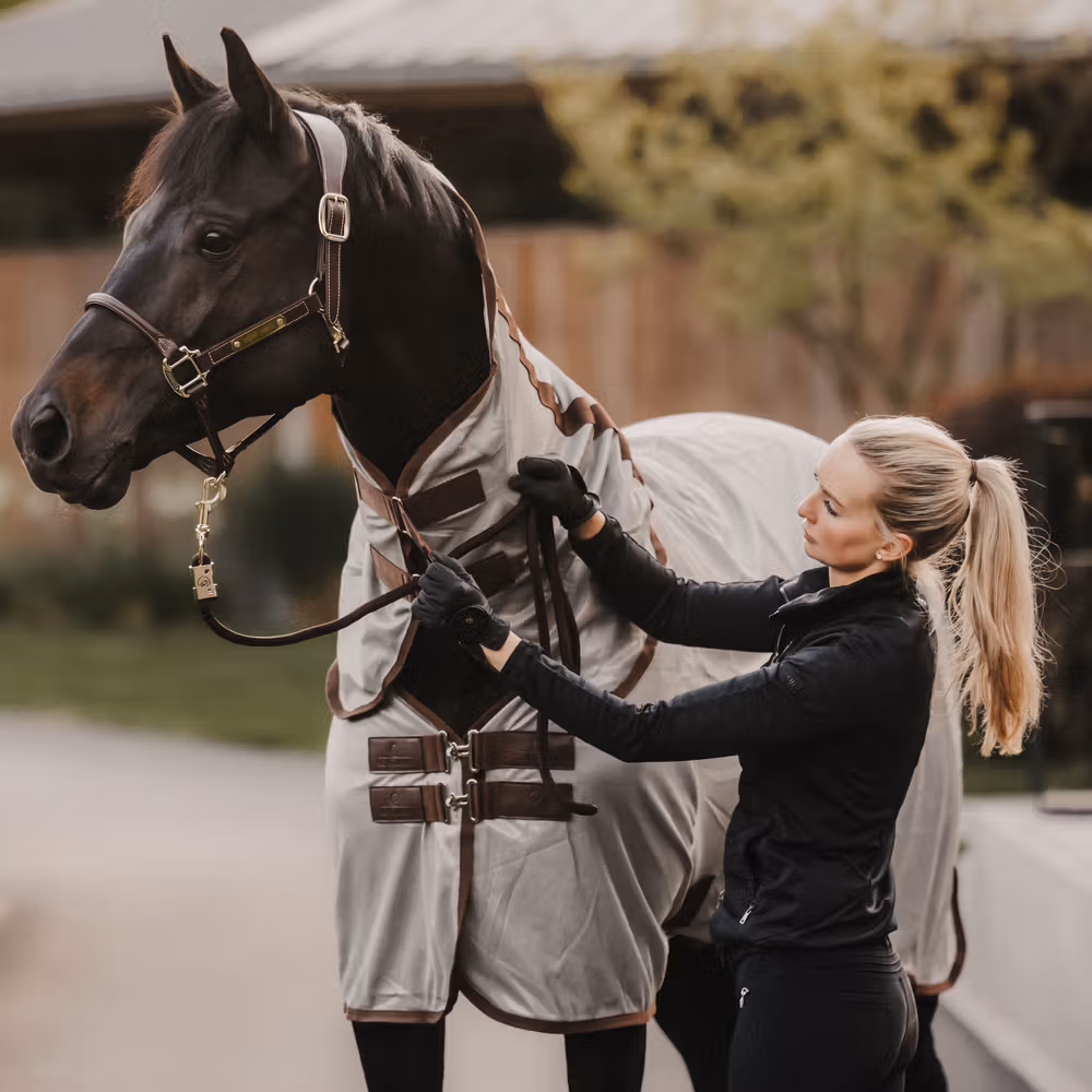 Mesh fly rug classic silver 140-6'3