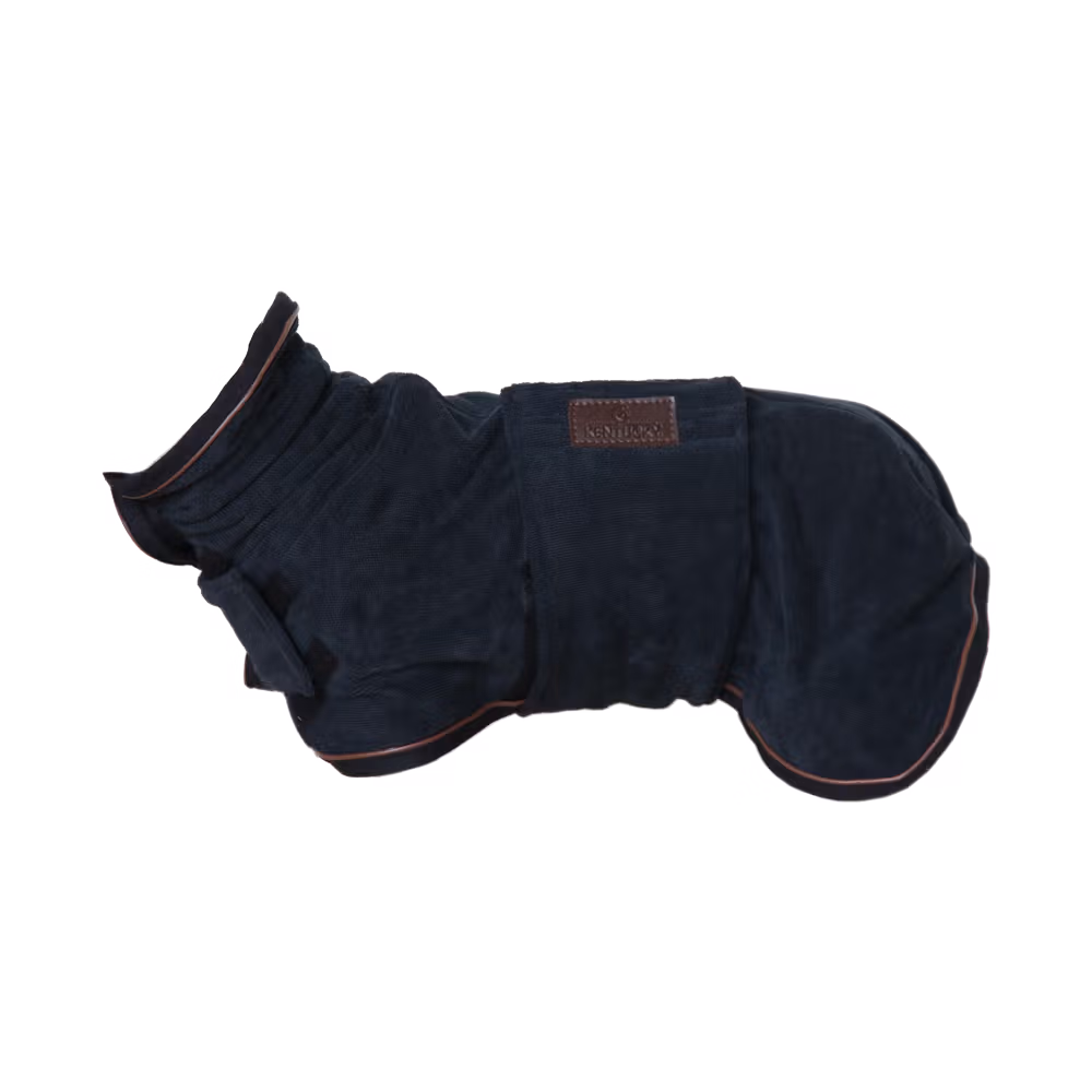 Dog coat towel black XXS 22.5cm-28cm