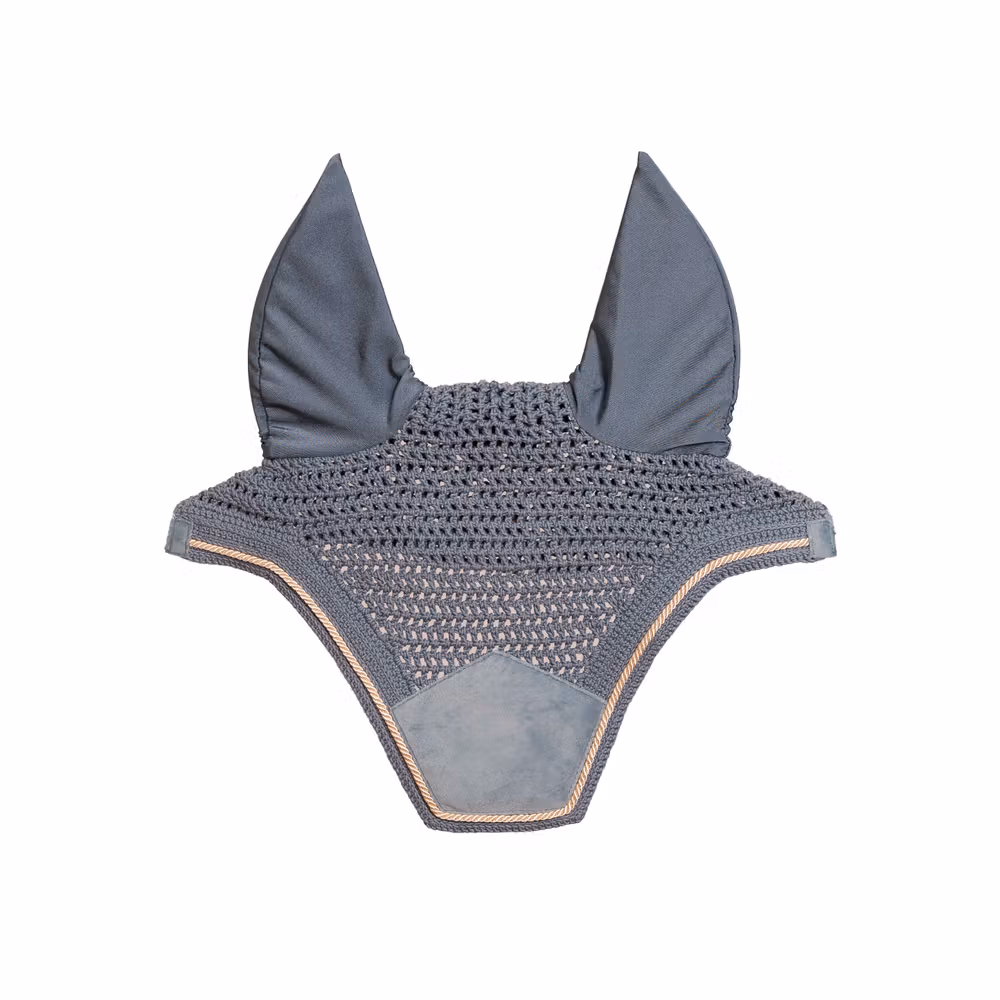 Fly veil Wellington velvet mustard cob
