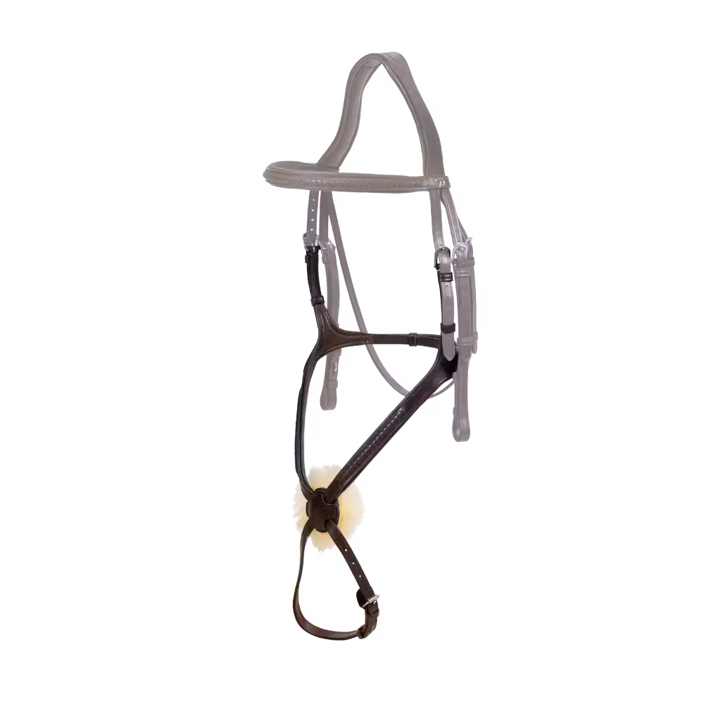 Plaited Figure 8 Noseband BLACK COB