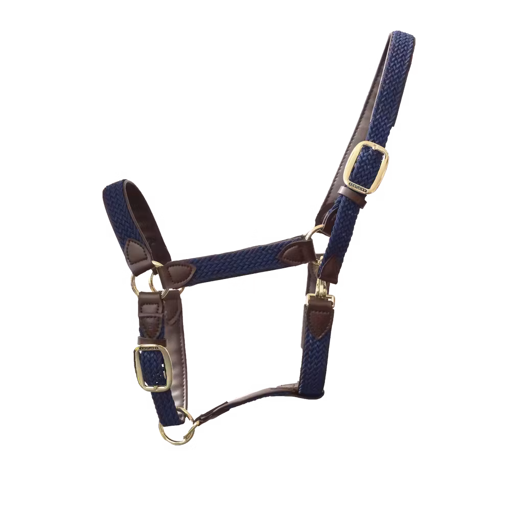 Plaited Nylon halter bordeaux Cob